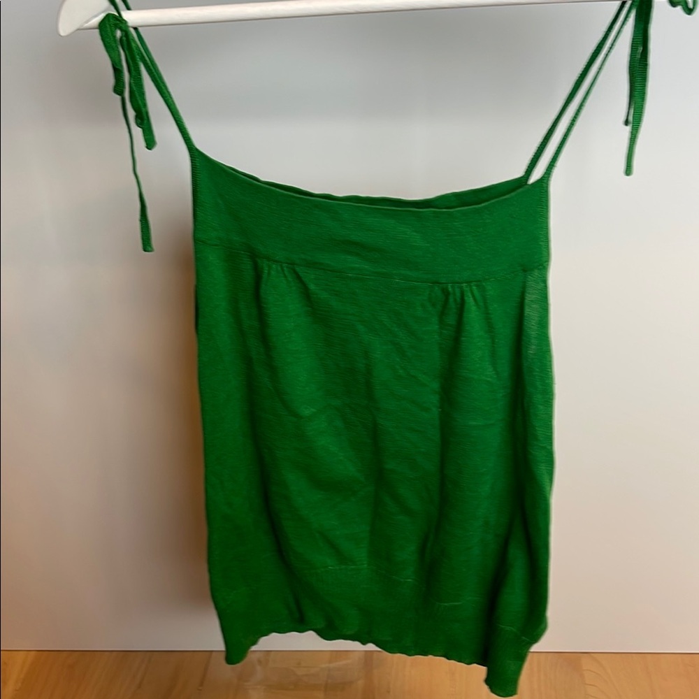 Kersh Green Camisole with Tie shoulder straps